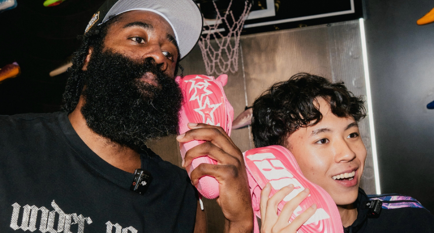 品牌有望一同起飛！Ray 獲 James Harden 親贈個人品牌「RUEI」聯名戰靴，加碼表示：台灣有機會買得到！